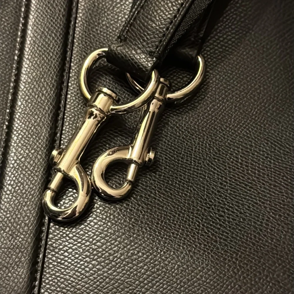 Coach leather laptop / briefcase